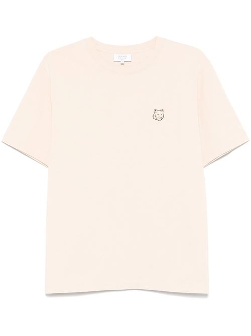 Bold fox head patch comfort tee shirt MAISON KITSUNE | MM00127KJ0118P213